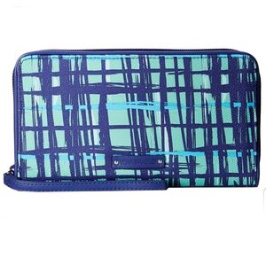 Vera Bradley Accordion Art Plaid Wallet